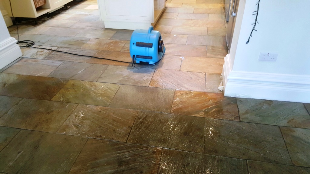 Slate Tile Cleaning & Sealing